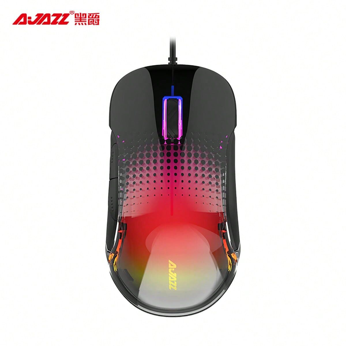 SHEIN AJAZZ AJ358 wired gaming mouse notebook desktop computer e-sports office dedicated BLACK Black one-size