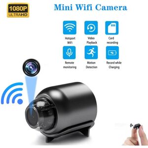 SHEIN Wireless IP Camera 2.4ghz Mini WiFi Surveillance Camera 1080P Hd Home Night Vision Remote Monitoring Black one-size