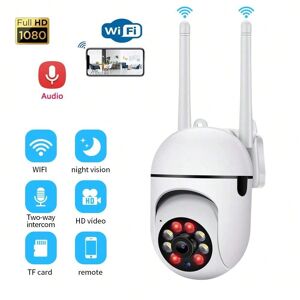 SHEIN A7 1080P 3MP IP Camera Tuya Smart Outdoor Home Security Auto Tracking Human Detection Camera WIFI CCTV Surveillance White