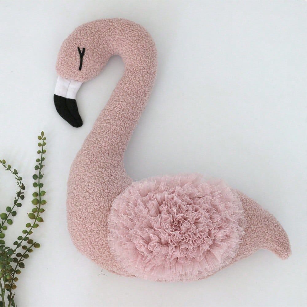 SHEIN Newborn Baby Photography Props Floral Backdrop Cute Pink Flamingo Posing Doll Outfits Set Accessories Studio Shooting Photo Prop Dusty Pink one-size