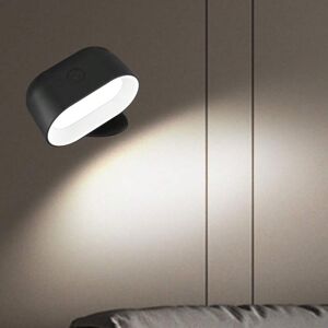 SHEIN 1pc 360 Degree Rotatable Wall Lamp With Remote Control, Touch & Magnetic Suction, Multi-Color Bedside Light For Bedroom, Usb Charging, Comes With 1 Remote Control And 1 Data Cable Remote control touch magnetic wall lamp colorful color changing one-s