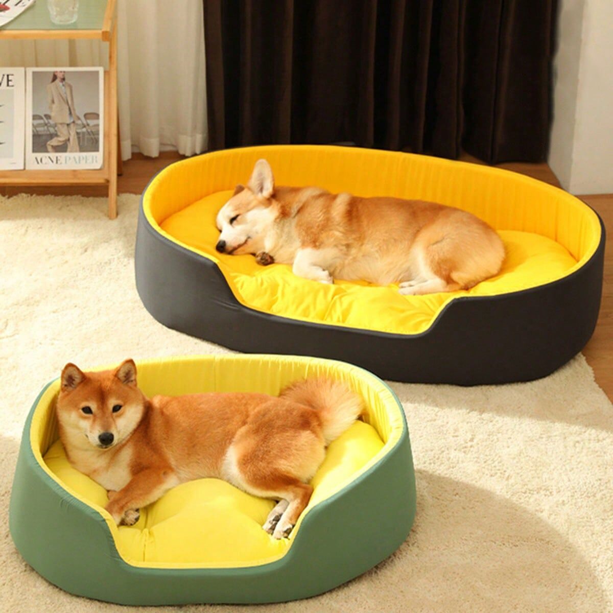 SHEIN Pet Dog/cat Bed, Suitable For All Seasons Multicolor L,M,S,XL,XXL