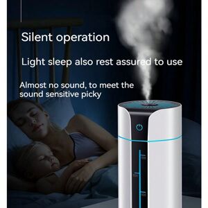 SHEIN Nano Cold Fog Humidifier With 7-Color Night Light, Effectively Increasing Air Humidity, Caring For Family Health, Tree Shaped Mist Does Not Wet The Tabletop, 1000ml Large Water Tank, Automatically Closes In 9 Hours, Suitable For Bedrooms, Offices, T
