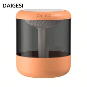 SHEIN 1.2l 5v Colorful Atmosphere Light Household Usb Humidifier Orange
