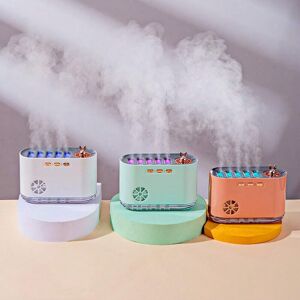 SHEIN 1PC Spray Aromatherapy Humidifier, Heavy Fog Volume, Silent Office And Household Colorful Atmosphere Light Aromatherapy Machine,Pickup Fountain Aroma Humidifier Green USB