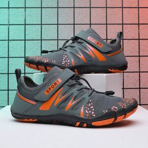 SHEIN Water Shoes For Men And Women, Suitable For Outdoor Activities Such As Surfing, Snorkeling, Diving, Swimming, Etc, Also For Couples, Fitness, Running And Treadmill Exercises Gray Orange EUR35,EUR36,EUR37,EUR38,EUR39,EUR40,EUR41,EUR42,EUR43,EUR44,EUR