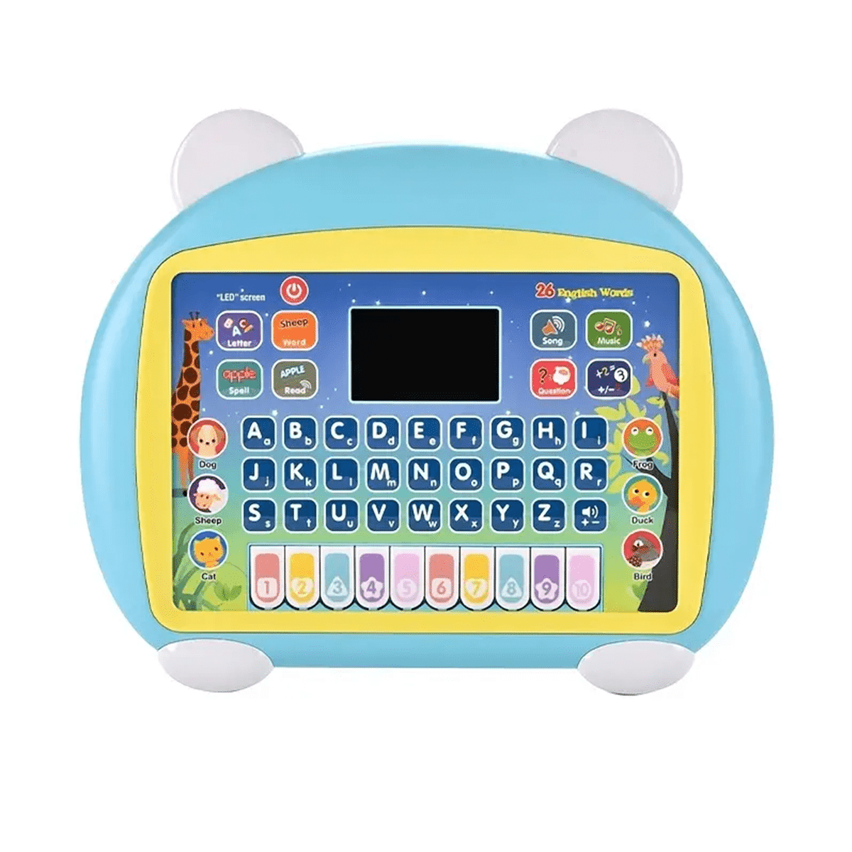 SHEIN Unlock Your Child's Potential With This Educational Computer Tablet For Kids Ages 3-6! Blue one-size