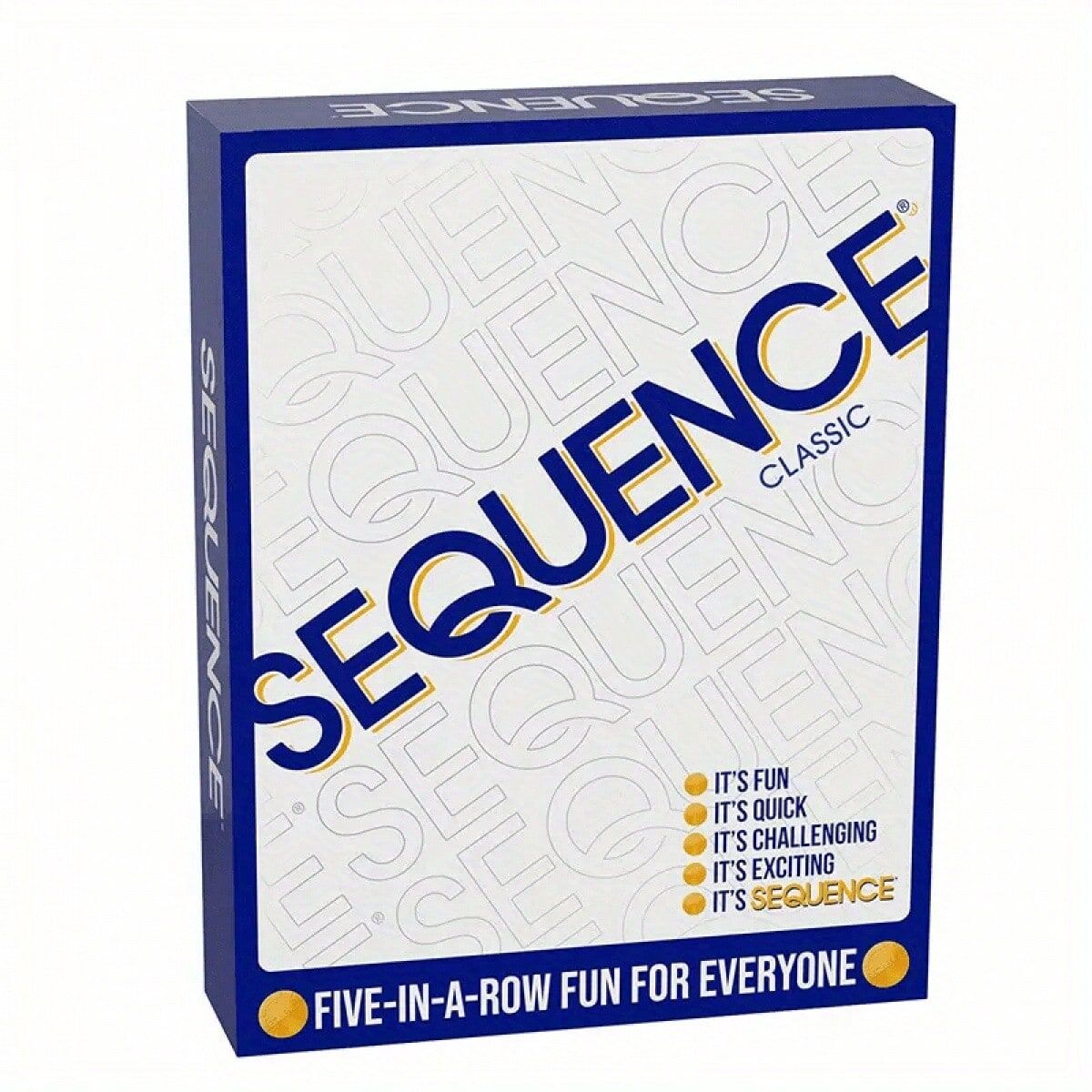 SHEIN Sequence - Original Sequence Game With Folding Board, Cards And Chips (Packaging May Vary), White, Game Gift Multicolor