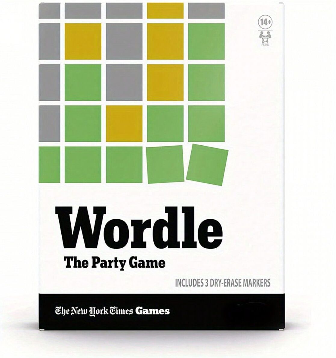 SHEIN Wordle Game Board Game Tool For 2-4 Players Party Game, Suitable For 14-Year-Old Word Game Cards Multicolor