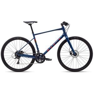 Marin Fairfax 3 - Fitness Bike - 2023 - Gloss Dark Blue / Roarange