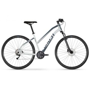 Ghost Square Cross Mid - Women Cross Bike - 2024 - Light Grey / Dark Grey Matt