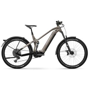 Haibike Adventr Fs 10 I720wh - Electric Trek Bike - 2023 - Warm Grey/black - Gloss