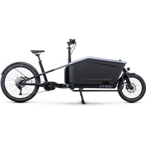 Cube Cargo Sport Dual Hybrid 1000 - Electric Cargo Bike - 2023 - Flashgrey / Black
