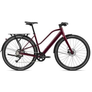 Orbea VIBE MID H30 EQ - Women Electric City Bike - 2024 - Metallic Burgundy Red