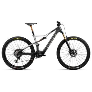 Orbea Rise M-Ltd Electric Mountain Bike - 2023 - Carbon Raw - Shark Grey (Matt)