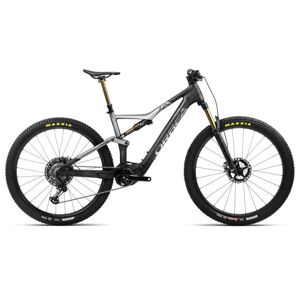 Orbea Rise M-Ltd Electric Mountain Bike - 2024 - Carbon Raw - Shark Grey (Matt)