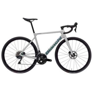 Bianchi Sprint - 105 Carbon Road Bike - 2024 - Light Grey / Iridescent Full Glossy