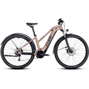 Cube Reaction Hybrid Performance 625 Allroad - Women Electric Mountain Bike - 2023 - Metallicbrown / Orange