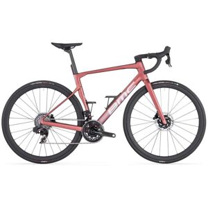 Bmc Roadmachine 01 Three - Carbon Roadbike - 2024 - Metallic Red Brown / White