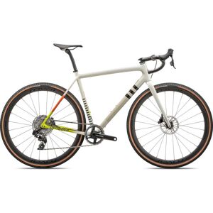 Specialized Crux Pro - Carbon Gravel Bike - 2024 - Gloss Dune White / Birch / Cactus Bloom Speckle