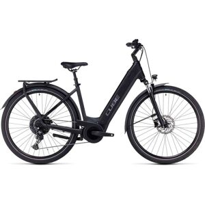 Cube TOURING HYBRID Pro 625 - Easy Entry Electric Touring Bike - 2023 - black / metal