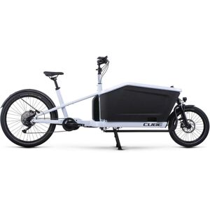 Cube Cargo Sport Dual Hybrid 500 - Electric Cargo Bike - 2023 - Flashwhite / Black