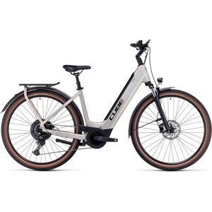 Cube TOURING HYBRID Pro 625 - Easy Entry Electric Touring Bike - 2024 - pearlysilver / black