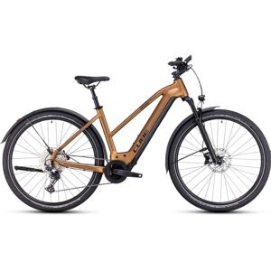 Cube Nuride Hybrid Exc 750 Allroad - Women Electric Bike - 2024 - Caramel / Black