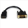 StarTech.com StarTech HDMI to DVI-D (8 inch) Video Cable Adaptor -