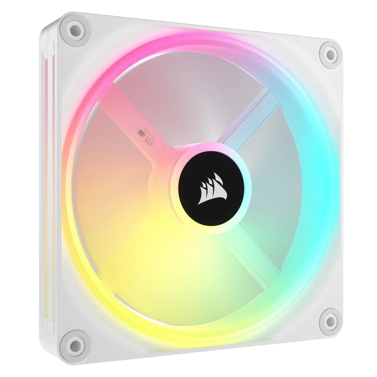 Corsair QX140 RGB 140mm PWM Dual Case Fan Starter Kit - White