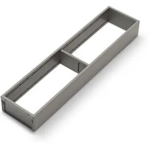 Drawer Insert Steel, Depth 422 mm, Width 100 mm, Colour Orion Grey, Manufacturer Blum