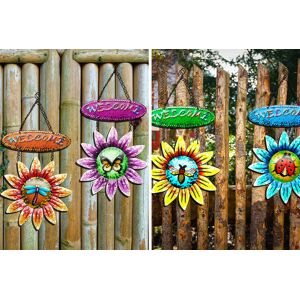 Blu Walk Trading Ltd T/A Supertrendinuk Welcome' Garden Wall Hanging Sign Blu Walk Trading Ltd T/A Supertrendinuk Welcome' Garden Wall Hanging Sign