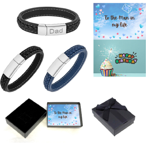 GameChanger Asso T/A 50 Shade of Lust Men's Leather Bracelet - Message Box GameChanger Asso T/A 50 Shade of Lust Men's Leather Bracelet - Message Box