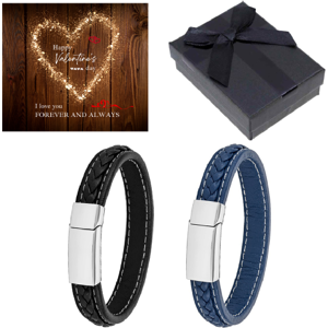 GameChanger Asso T/A 50 Shade of Lust Men's Leather Bracelet+Valentine Box GameChanger Asso T/A 50 Shade of Lust Men's Leather Bracelet+Valentine Box
