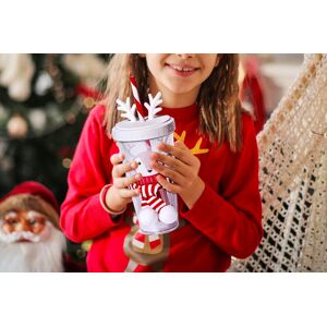 Flyglow Global Trading Ltd t/a Inhouse Deal Festive Christmas Theme Tumbler with Straw Flyglow Global Trading Ltd t/a Inhouse Deal Festive Christmas Theme Tumbler with Straw