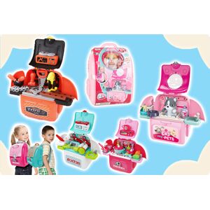 Just Gift Direct Pretend Play Backpack Educational Toy Just Gift Direct Pretend Play Backpack Educational Toy