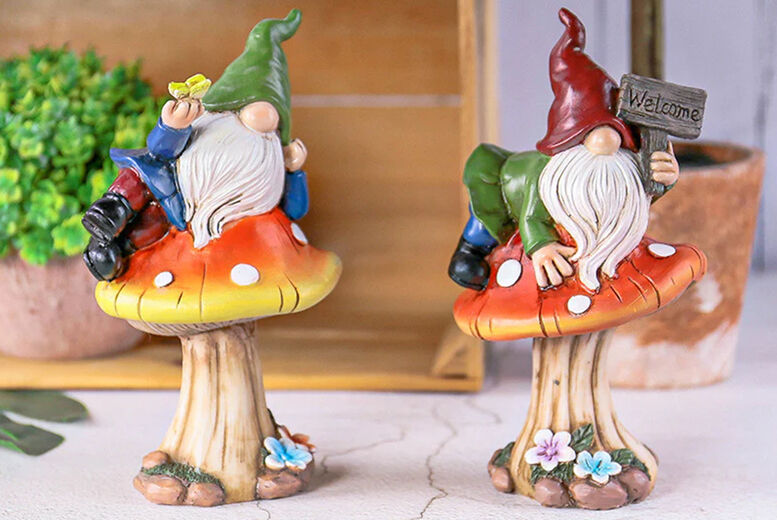 AZONE STORE LTD T/A Shop In Store Welcome Sign Mushroom Gnome