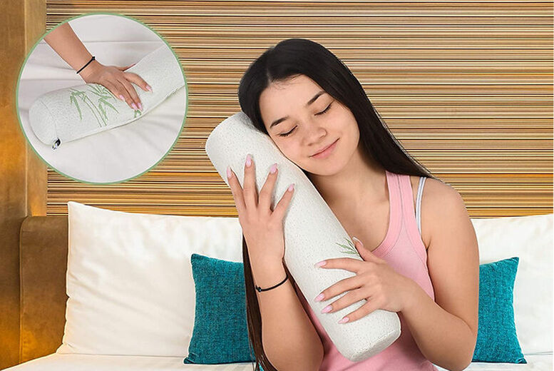 Just Dealz Cervical Neck Roll Bolster Pillow