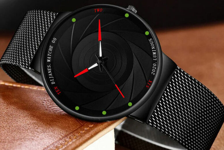 J&Y Global Men's Mesh Strap Business Watch