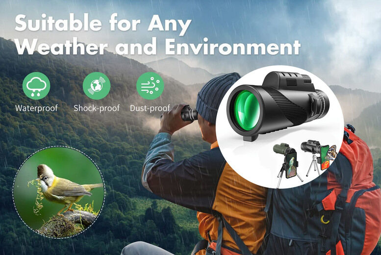 Just Gift Direct Professional Monocular Telescope