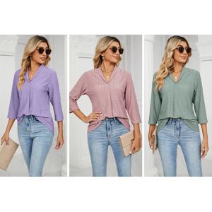 AZONE STORE LTD T/A Shop In Store Women's Sleeve Broderie Tunic Top AZONE STORE LTD T/A Shop In Store Women's Sleeve Broderie Tunic Top