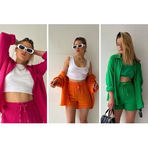 AZONE STORE LTD T/A Shop In Store Women's Long Sleeve Shirt and Shorts Set AZONE STORE LTD T/A Shop In Store Women's Long Sleeve Shirt and Shorts Set