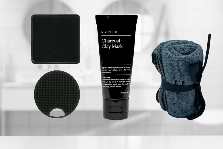 Global Fulfillment Limited (Forever cosmetics) Men's Clay Mask Skincare Bundle