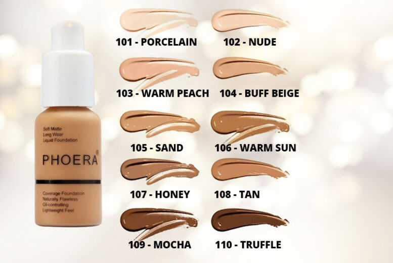 Global Fulfillment Limited (Forever cosmetics) Phoera Full Coverage Foundation