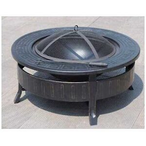 SHS Trading Ltd Round Fire Pit BBQ Grill Wood Burner SHS Trading Ltd Round Fire Pit BBQ Grill Wood Burner