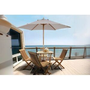 Mhstar Uk Ltd Outsunny 2.5m Wood Parasol in 2 Colours