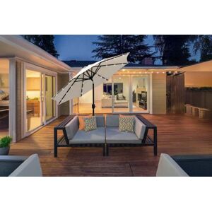 Mhstar Uk Ltd Outsunny 24 LED Solar Powered Parasol