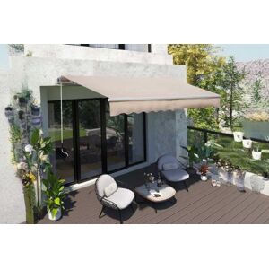 Mhstar Uk Ltd Outsunny 4x2.5m Manual Awning Mhstar Uk Ltd Outsunny 4x2.5m Manual Awning