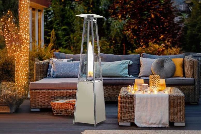 Mhstar Uk Ltd Outsunny Steel Pyramid Patio Heater