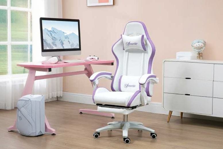 Mhstar Uk Ltd Vinsetto Gaming Chair - Purple